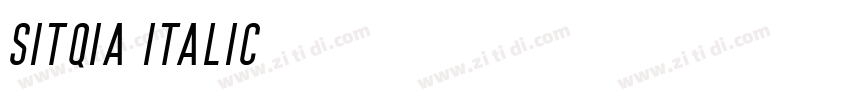 Sitqia Italic字体转换